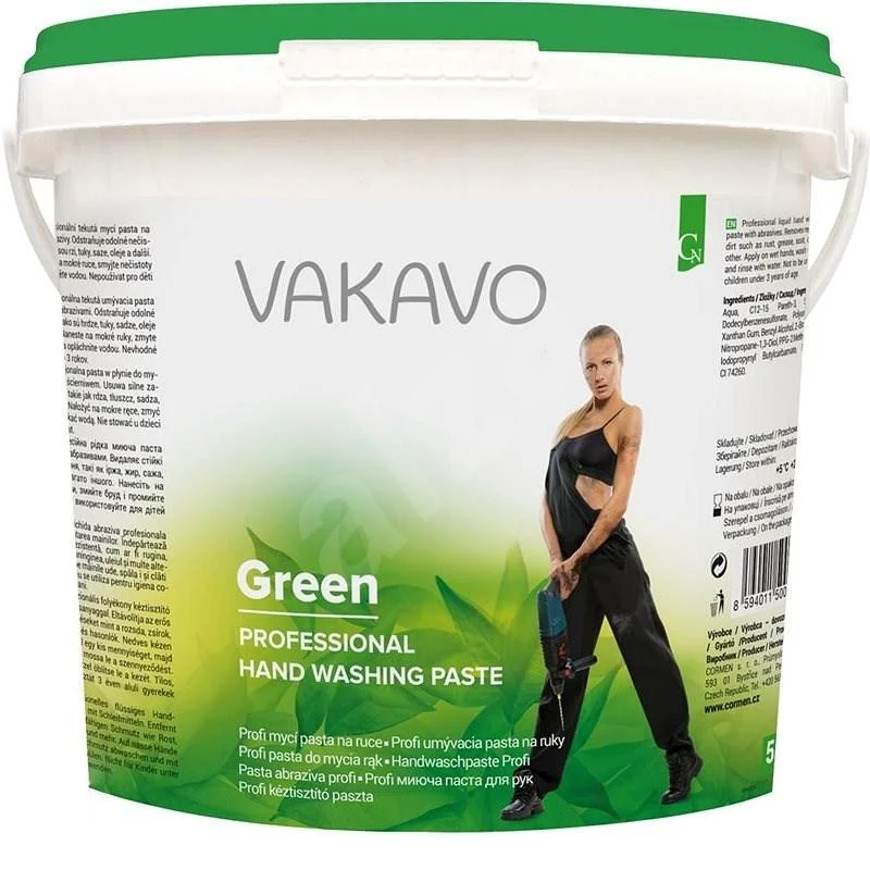 Vakavo Green tekutá pasta 5 kg zelená Zlevněný