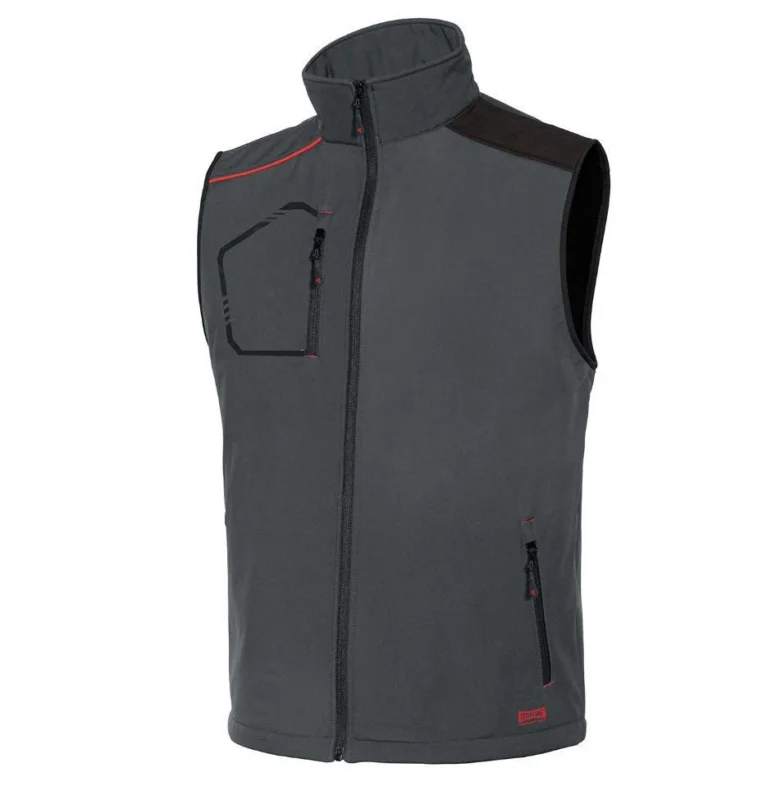 Cenově Výhodný Vesta KIDDY, pánská, softshellová, antracitová vel. 2XL