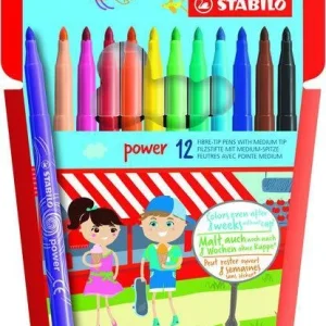Vláknový fix STABILO power sada 12 ks Originální
