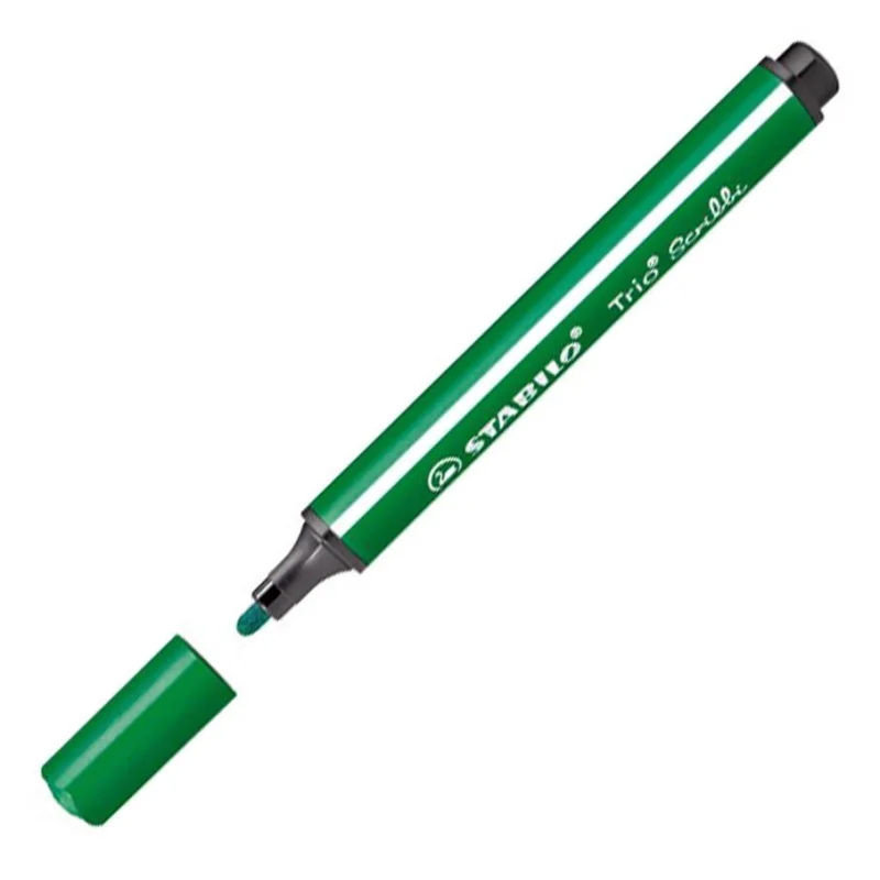 Speciální Cena Vláknový fix STABILO Trio Scribbi s odpruženým hrotem zelená