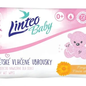 Akce Vlhčené ubrousky Linteo Baby / 72ks