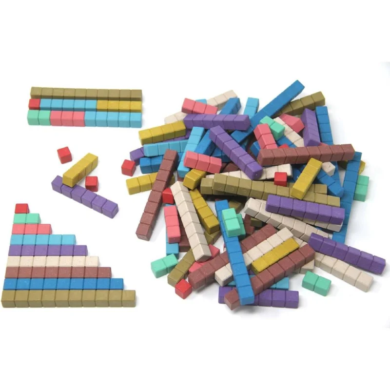 Wissner počítací tyčinky v 10 Montessori barvách 100 ks Nejprodávanější