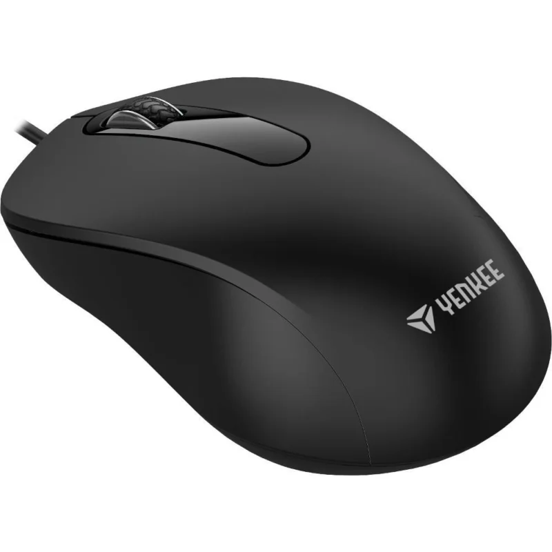 Finální Výprodej YENKEE myš USB černá - BASIC pravák / levák YMS 003BK