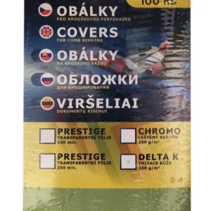 Novinka Zadní strana - imitace kůže /100 ks zelená A4/250 g
