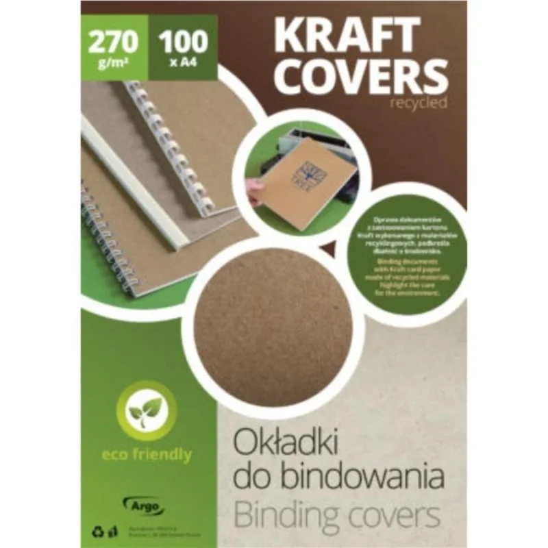 Nejprodávanější Zadní strana - Kraft recyklovaná / 100 ks tmavě béžová A4/270 g