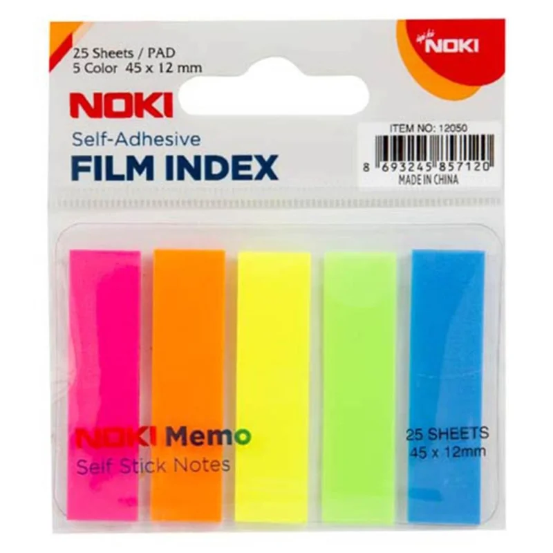 Přímo Od Výrobce Záložky samolepicí MEMO 12 x 45 mm/5 x 25 listů mix barev