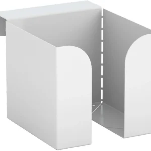 Zásobník na papír 100 x 100 mm, závěsný na paraván, ALFA 625, bílá Zlevněný
