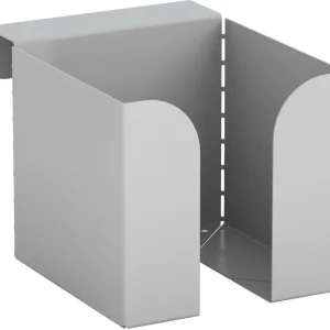 Nová Kolekce Zásobník na papír 100 x 100 mm, závěsný na paraván, ALFA 625, šedá