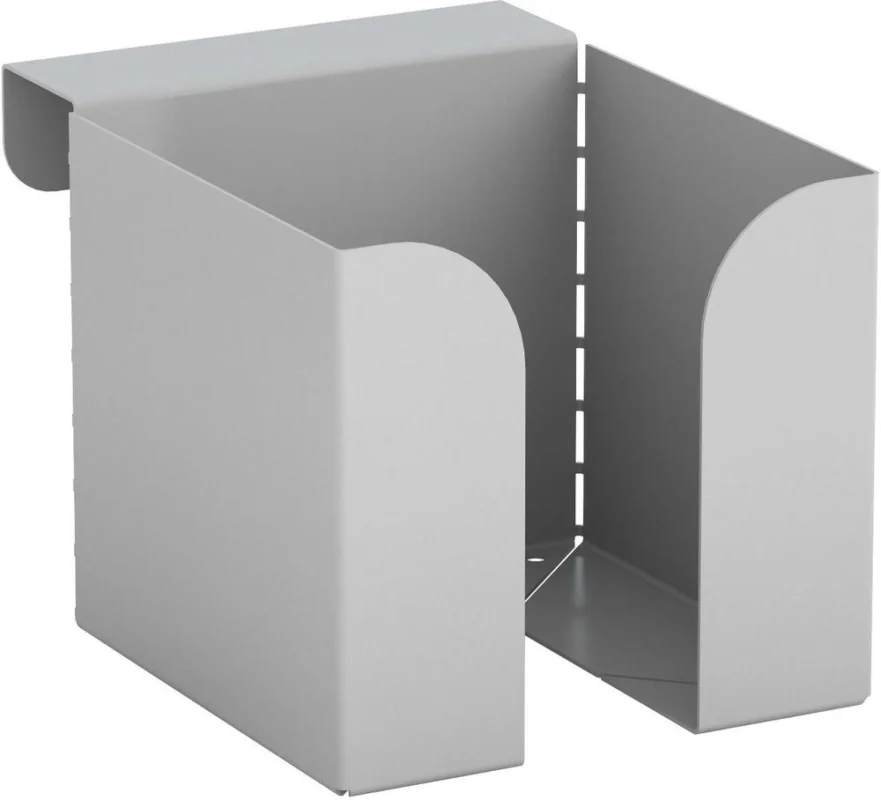 Nová Kolekce Zásobník na papír 100 x 100 mm, závěsný na paraván, ALFA 625, šedá
