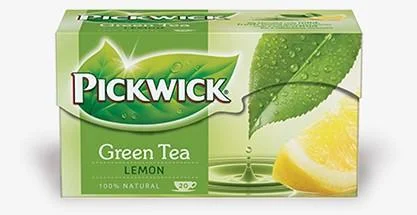 Autentický Zelený čaj Pickwick s citronem / 20 sáčků