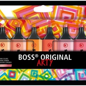 Novinka Zvýrazňovač STABILO BOSS ORIGINAL ARTY teplé barvy sada 10 barev