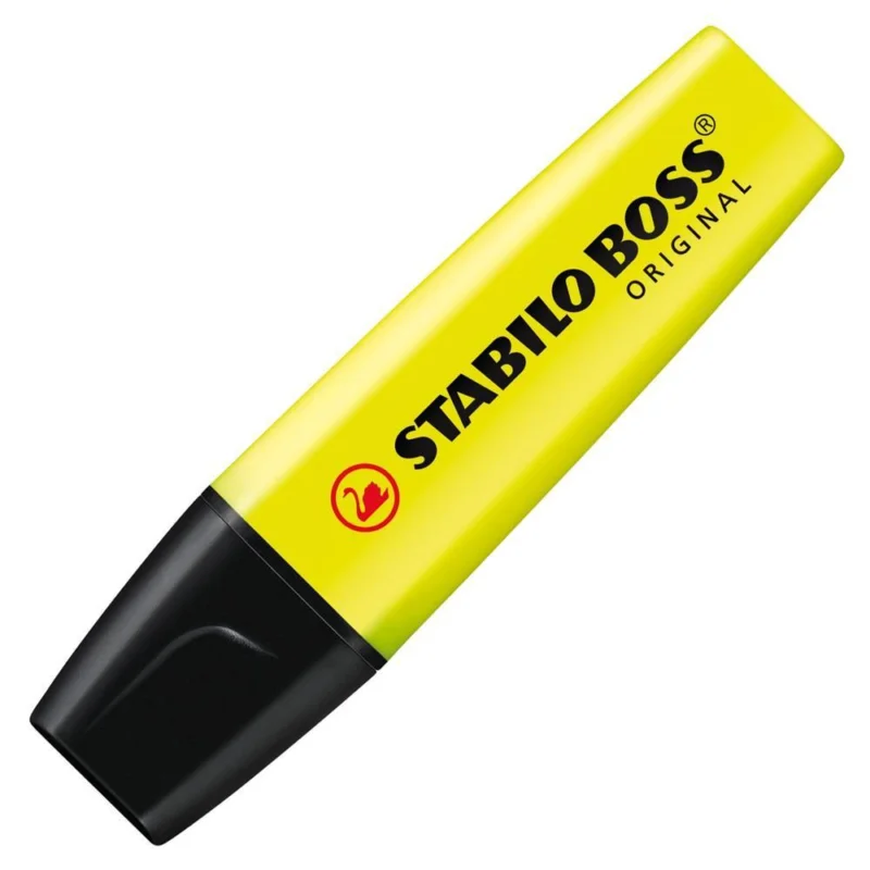 Originální Zvýrazňovač STABILO BOSS ORIGINAL žlutý