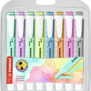 Zvýrazňovač STABILO swing cool Pastel 8 ks pouzdro Sleva