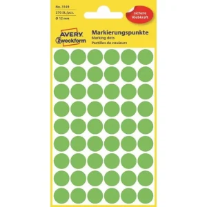 Zweckform etikety průměr 12mm/270ks, neon zelené Časově Omezené