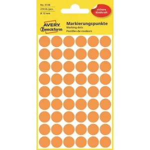 Zweckform etikety průměr 12mm/270ks, oranžové Cenová Bomba