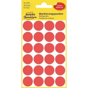 Nejprodávanější Zweckform etikety průměr 18mm/96ks, červené