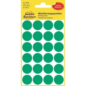 Zweckform etikety průměr 18mm/96ks, zelené Must-Have
