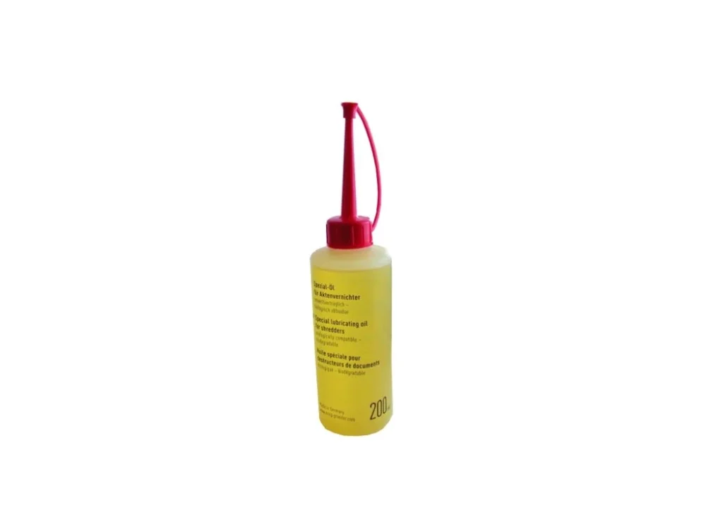 Olej pro skartovací stroje EBA 200 ml Objednat Nyní
