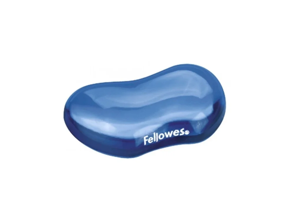 Kup Teď Podložka pod zápěstí Fellowes CRYSTAL, gelová modrá