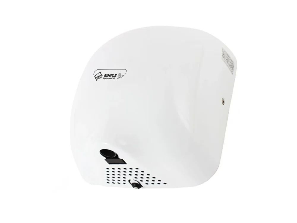 Novinka Vysoušeč rukou Jet Dryer SIMPLE Bílý kov