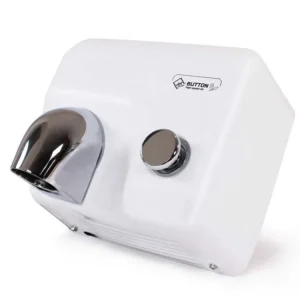 Cenová Bomba Vysoušeč rukou Jet Dryer BUTTON Bílý kov