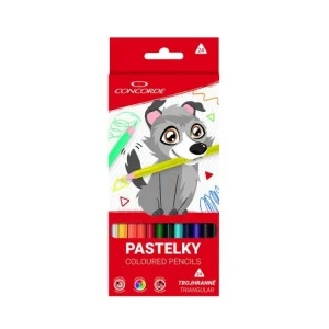Super Cena Pastelky CONCORDE trojhranné 24 ks