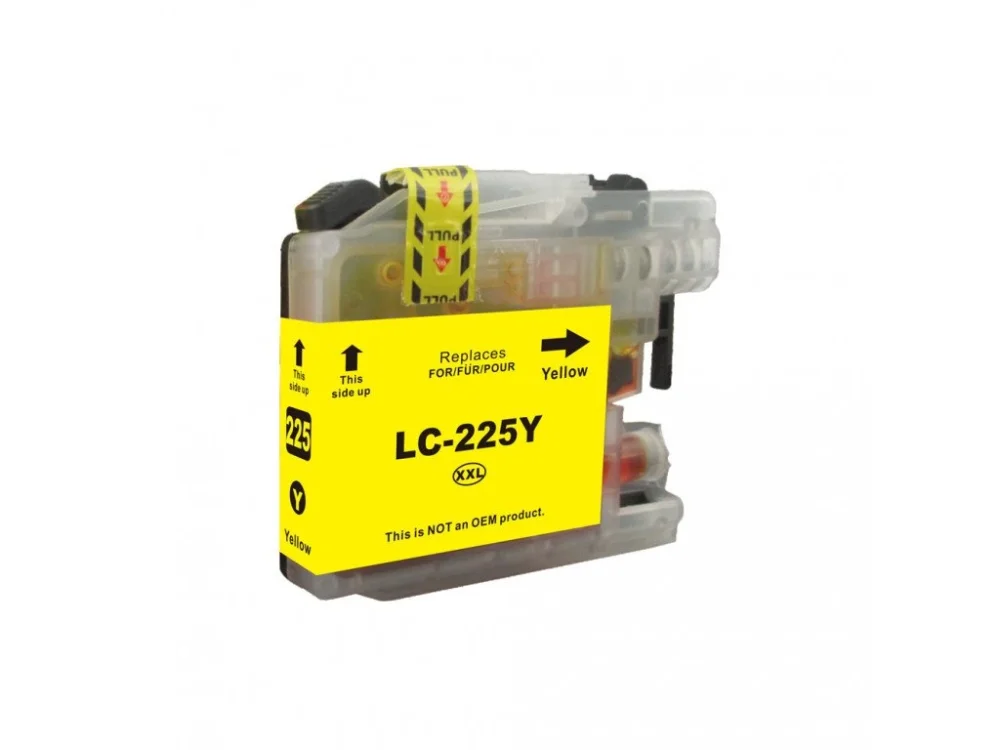 Cenově Výhodný Brother LC-225Y XL, yellow 15ml - kompatibilní cartridge