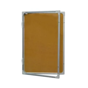 Korková vitrína s vertikálním otevíráním a zámkem 90x60cm Horká Nabídka