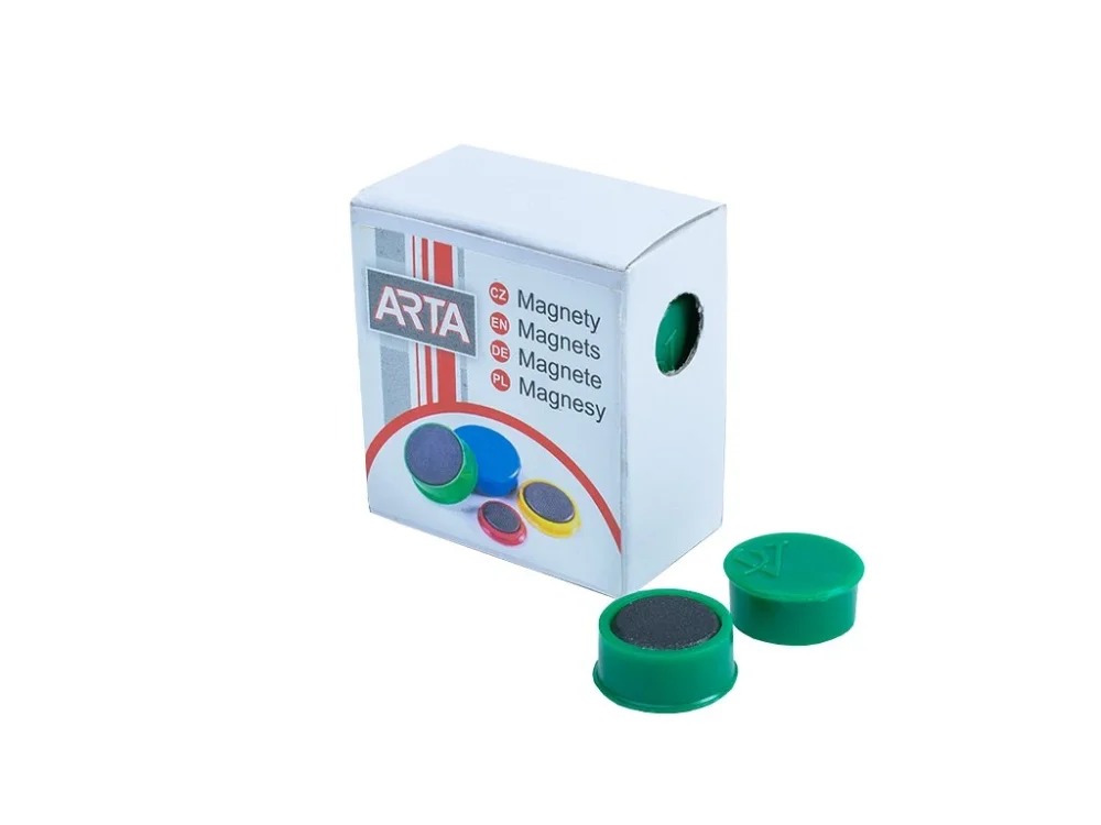 Akční Nabídka Magnety ARTA průměr 16mm, zelené 10ks