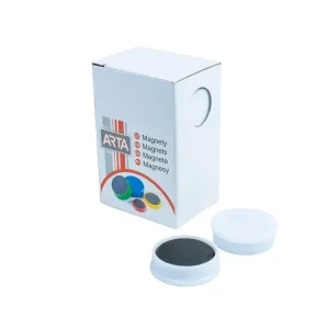 Vrácení Zdarma Magnety ARTA průměr 25mm, bílé 10ks