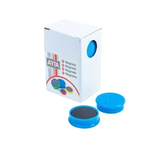 Bezpečná Platba Magnety ARTA průměr 25mm, modré 10ks