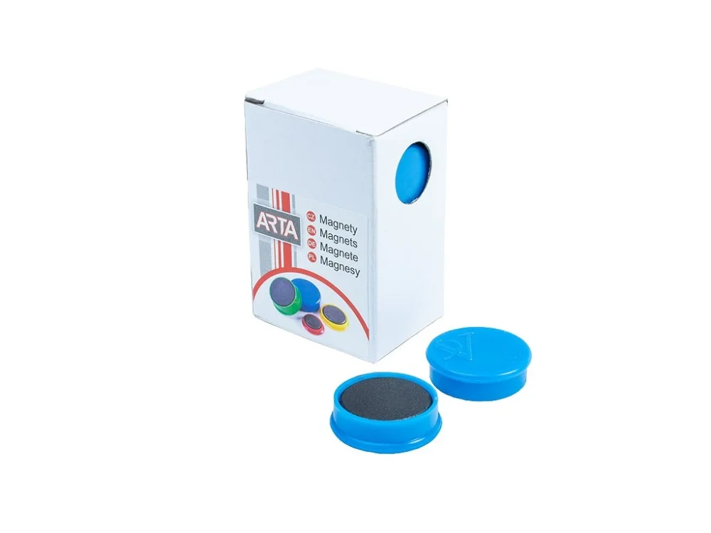 Bezpečná Platba Magnety ARTA průměr 25mm, modré 10ks
