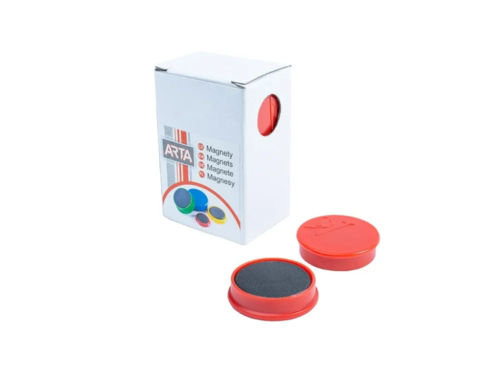 Magnety ARTA průměr 30mm, červené 10ks Originální