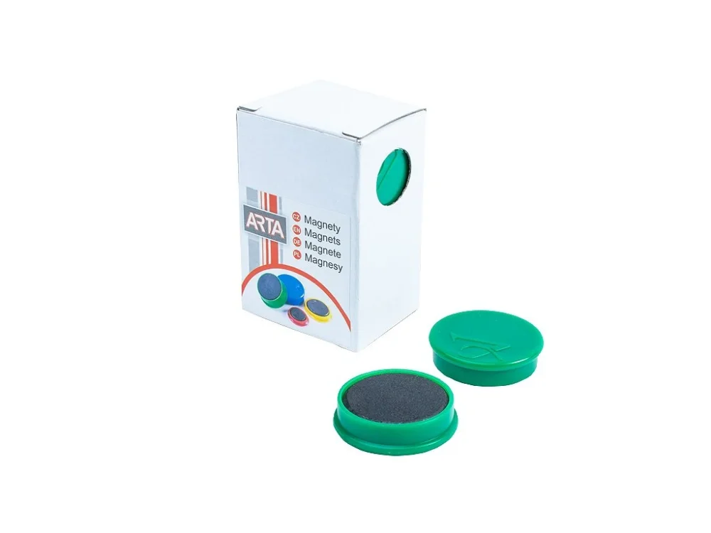 Výhodná Nabídka Magnety ARTA průměr 30mm, zelené 10ks