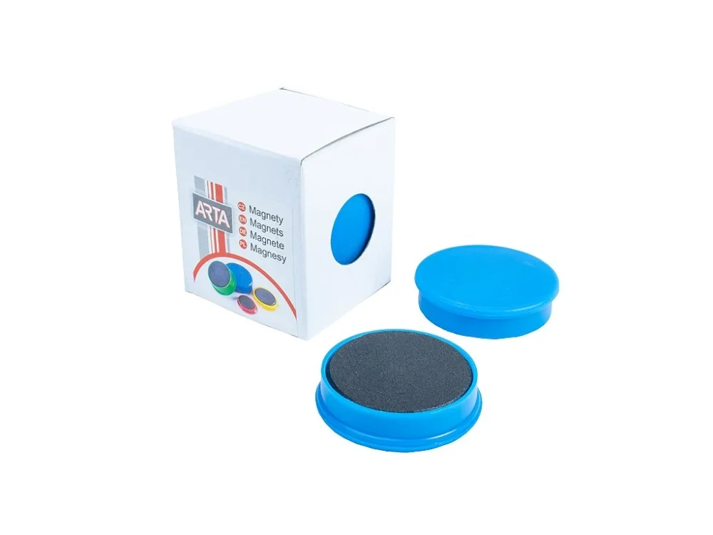 Bezpečná Platba Magnety ARTA průměr 40mm, modré 4ks