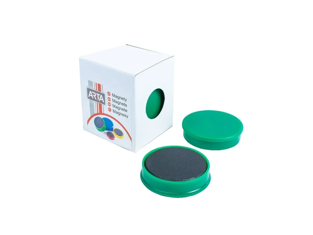 Speciální Cena Magnety ARTA průměr 40mm, zelené (4ks v balení)