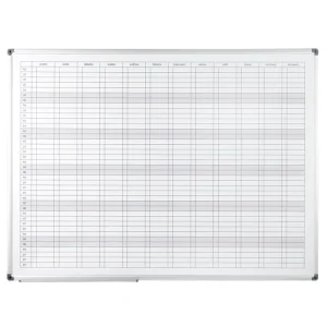 Roční plánovací tabule 90x120cm s CZ potiskem Nejlepší Cena