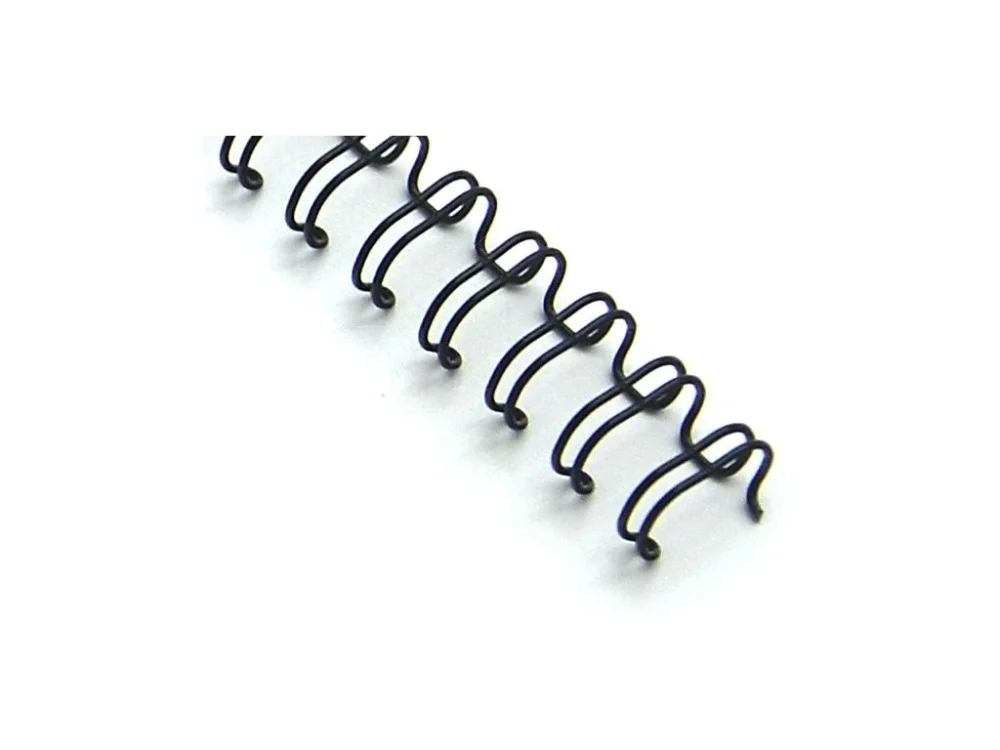 CN kovový hřbet 9,5mm (3/8") černá 100ks Výprodej