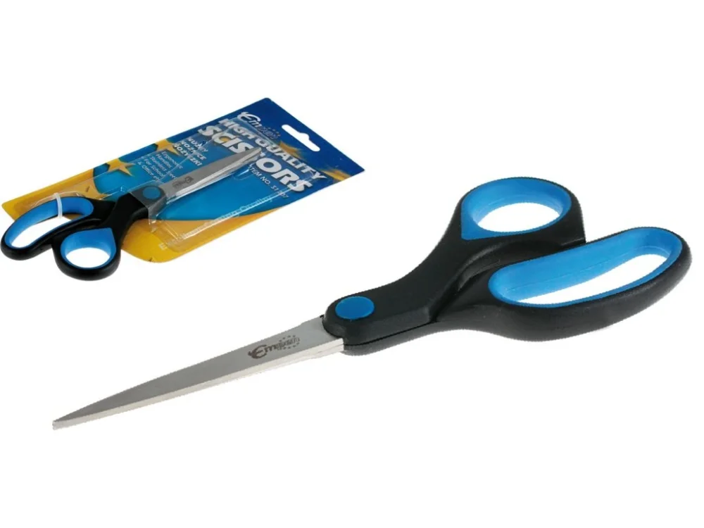 Kancelářské nůžky Hades 17 cm, černá/modrá Sezónní Sleva
