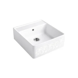 Keramický dřez Villeroy & Boch Single 595 White Pearl Bílá keramika Pearl Akční Nabídka