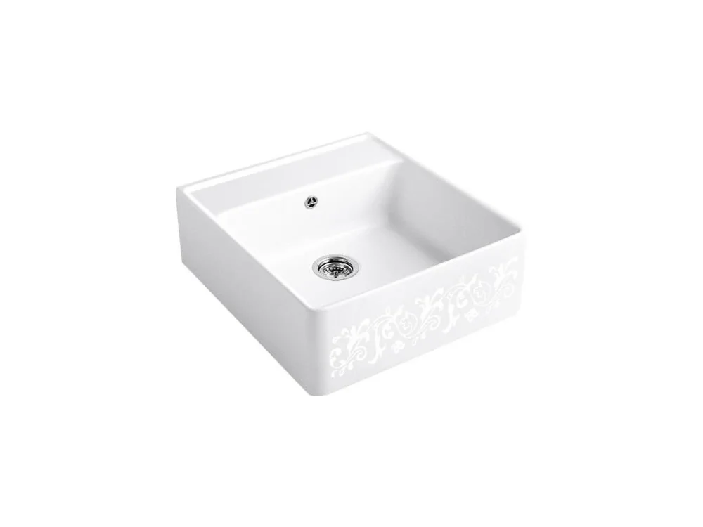 Keramický dřez Villeroy & Boch Single 595 White Pearl Bílá keramika Pearl Akční Nabídka
