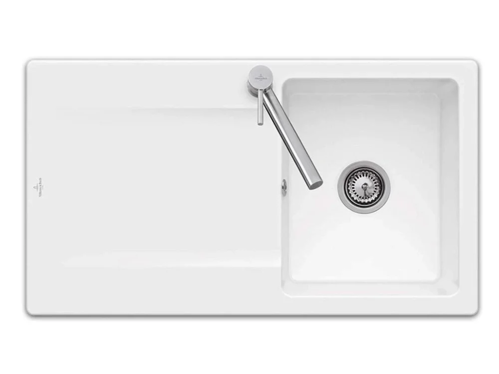 Ověřený Keramický dřez Villeroy & Boch Siluet 900.0 Bílá keramika