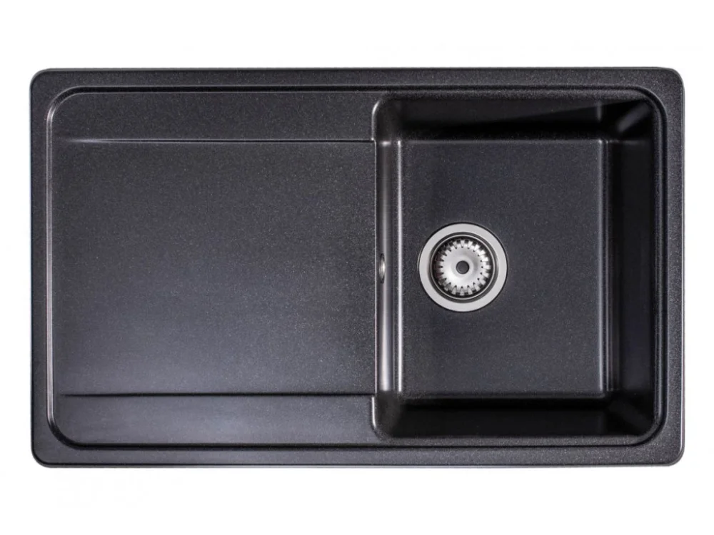 Granitový dřez Granisil Cortes 755.0 Black metallic Nejlepší Cena
