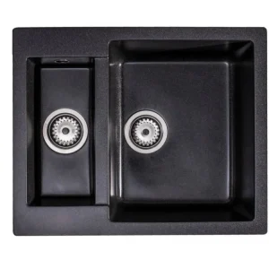 Granitový dřez Granisil Fabero 605.2 Black metallic Nakupujte Hned