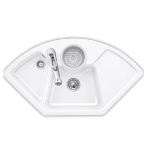 Vrácení Zdarma Keramický dřez Villeroy & Boch Solo Corner 1075.20R Bílá keramika