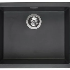 Přímo Od Výrobce Granitový dřez Reginox Amsterdam 560 Black metalic (silvery)