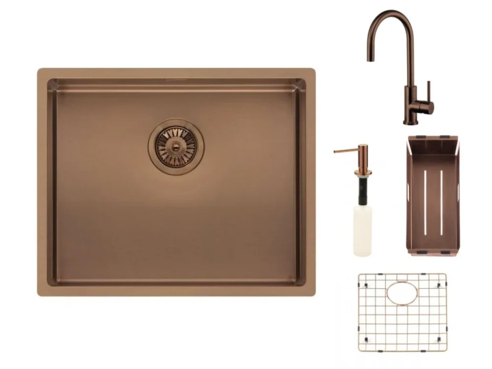 Expresní Doručení Reginox SET Miami 500 Copper + baterie Cano + příslušenství Copper