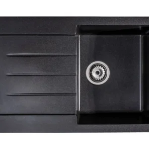 Výhodná Nabídka Granitový dřez Granisil Gradiz 765.0 Black metallic