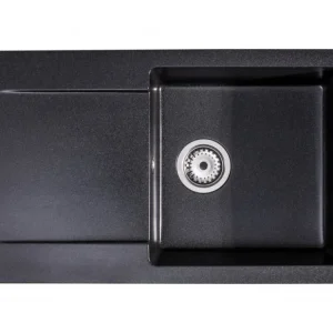 Granitový dřez Granisil Proba 765.0 Black metallic Vysoce Kvalitní