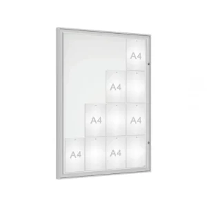 Top Prodej Venkovní vitrína s vertikálním otevíráním 16xA4 -135 x 100 cm